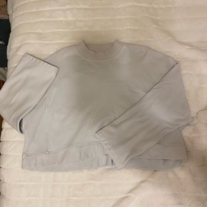 Lululemon Gray crop sweatshirt